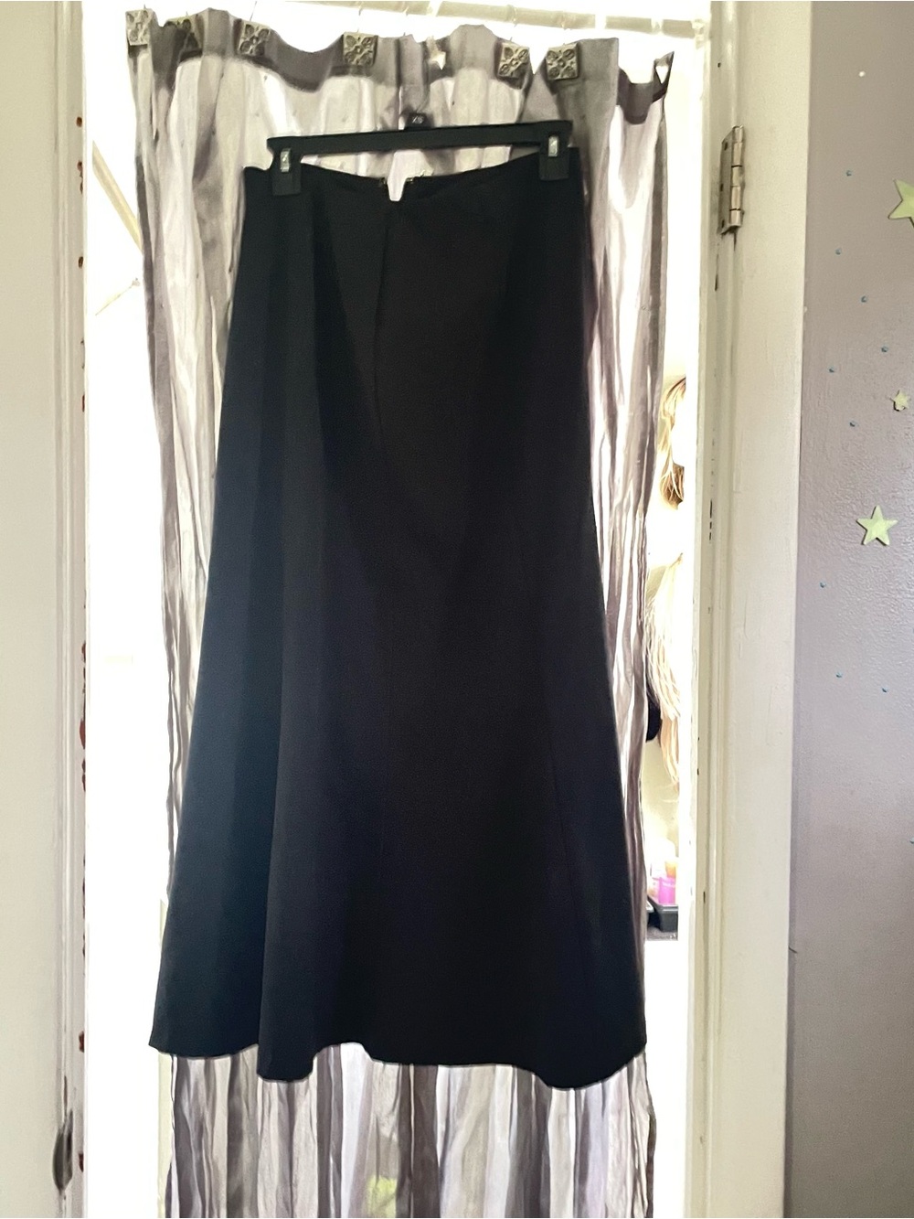 Black Maxi Skirt - Elegant Flowing Women's Skirt